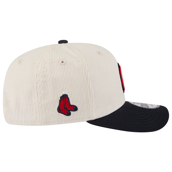 New Era Red Sox 9Seventy Cord Loyal Cap - Adult - White/Navy - Image 5