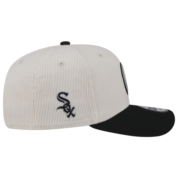 New Era White Sox 9Seventy Cord Loyal Cap - Adult - White/Black - Image 4