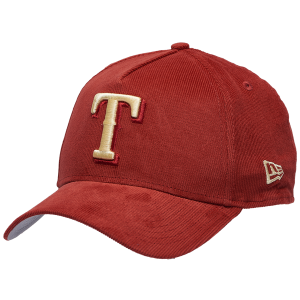 New Era Rangers 9Forty A-Frame Tonal Cord Cap - Adult - Orange