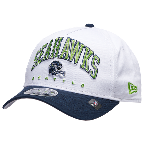 New Era Seahawks 9Forty A-Frame 2T Arch Cap - Adult - White/Navy
