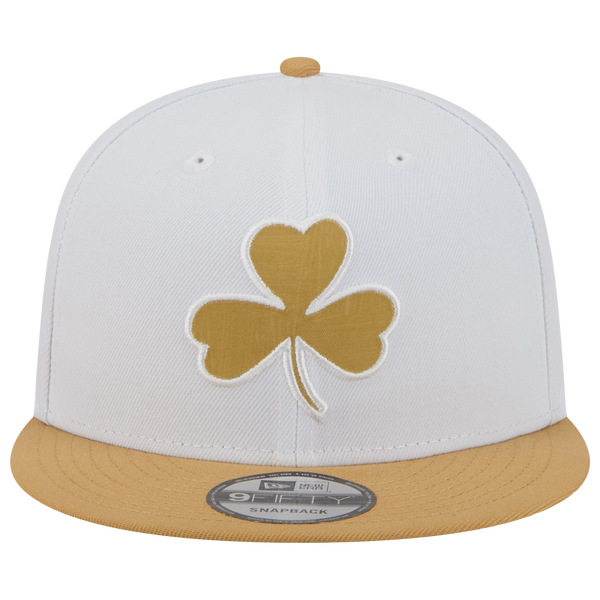 New Era Celtics City Edition 25 9FIFTY - Adult - White/Gold - Image 2
