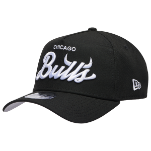 New Era Bulls 940 A Frame Local Play Cap - Adult - Black/Black
