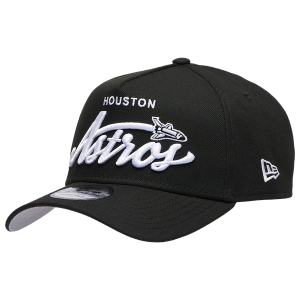 New Era Astros 940 A Frame Local Play Cap - Adult - Black/Black