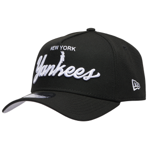 New Era Yankees 940 A Frame Local Play Cap - Adult - Black/Black