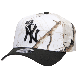 New Era Yankees 9FORTY A-Frame Snow Realtree Cap - Adult - Multi/Black