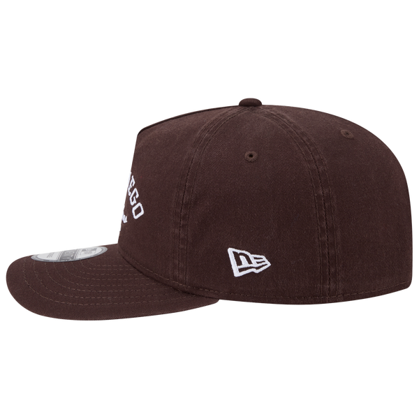 New Era Padres 19TWENTY Stacked Cap - Adult - Brown - Image 4