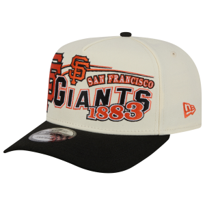 New Era Giants 9FIFTY A-Frame Classic Cap - Adult - White/Black