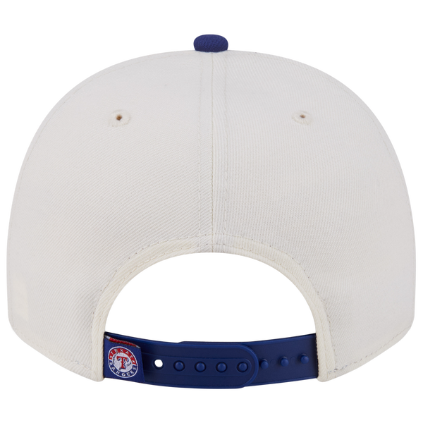 New Era Rangers 9FIFTY A-Frame Classic Cap - Adult - White/Navy - Image 4