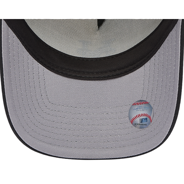 New Era Mets 940AF Herringbone Cap - Adult - Black/White - Image 5