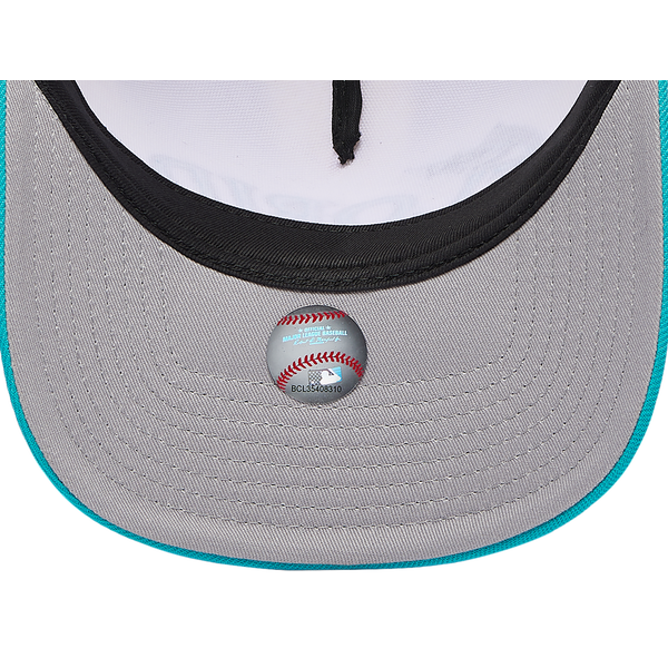 New Era Marlins 940AF Botanical Cap - Adult - White/Teal - Image 5
