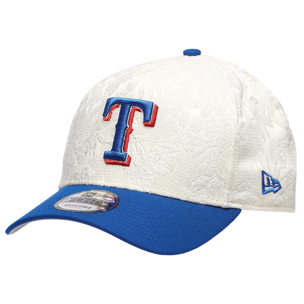 New Era Rangers 940AF Botanical Cap - Adult - White/Blue
