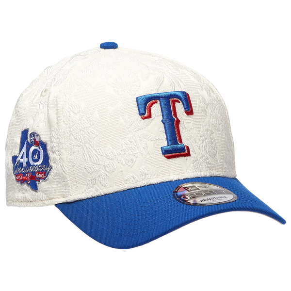 New Era Rangers 940AF Botanical Cap - Adult - White/Blue - Image 3