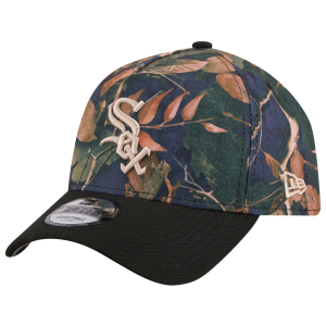 New Era White Sox 9FORTY A-Frame Leaves Cap - Adult - Multi/Blue