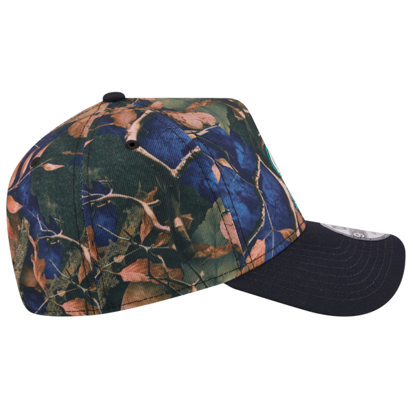 New Era Mariners 9FORTY A-Frame Leaves Cap - Adult - Multi/Blue - Image 6