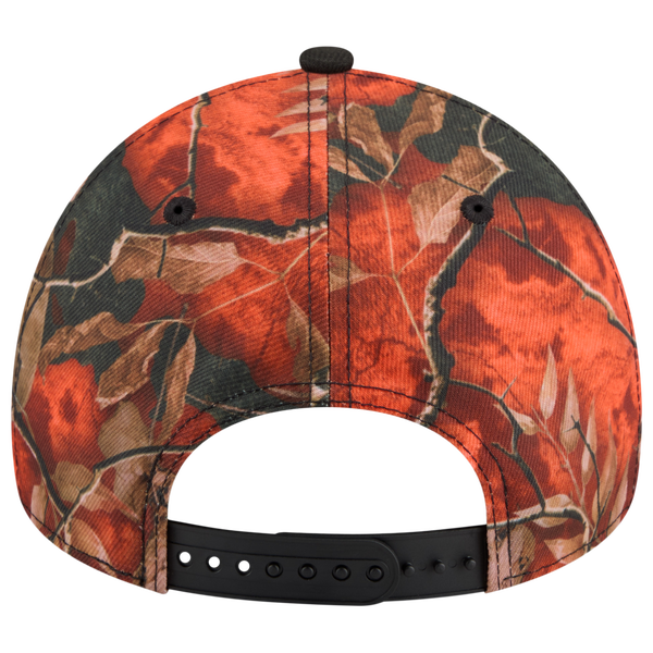 New Era Dodgers 9FORTY A-Frame Leaves Cap - Adult - Orange/Multi - Image 6