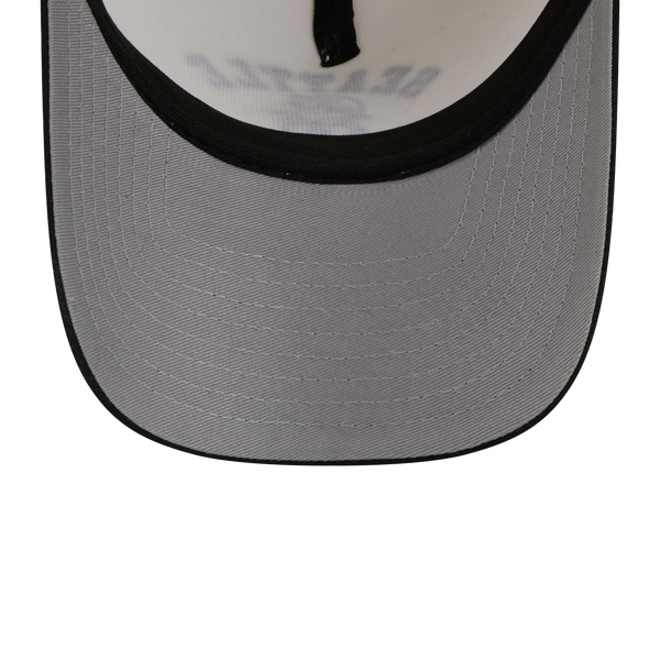 New Era Mariners 9FORTY A-Frame UPSD Arch Cap - Adult - White/Black - Image 7