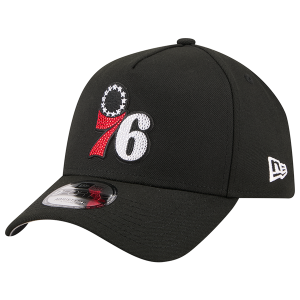New Era 76ers 940 A Frame Draft 26 Cap - Adult - Black