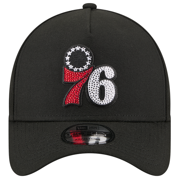 New Era 76ers 940 A Frame Draft 26 Cap - Adult - Black - Image 2