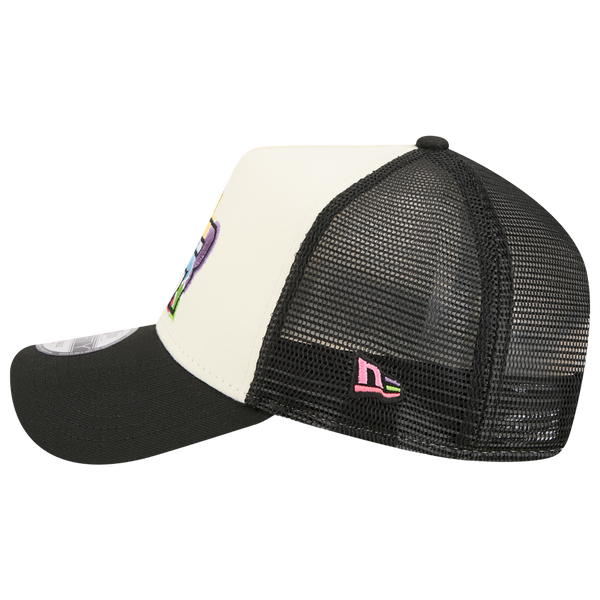 New Era Puerto Rico 940AF WBC Colorful Trucker Cap - Adult - Black/White - Image 4