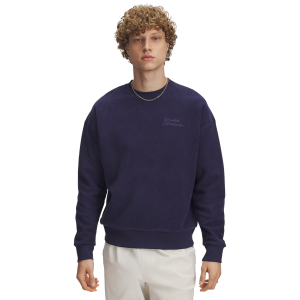 Under Armour Icon Rev Terry Crew - Men's - Washed Navy/Washed Navy