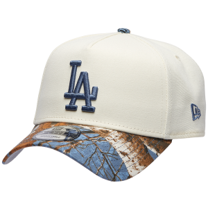 New Era Dodgers 940 A-Frame RealTree Cap - Adult - Chrome/Multi