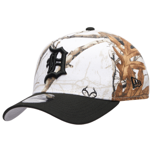 New Era Tigers 940 A-Frame Snow RealTree Cap - Adult - Black/Realtree Camo