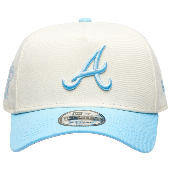 New Era MLB 940 A-Frame Metallic SP Cap - Adult - White/Blue - Image 2
