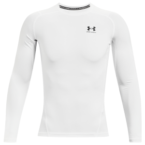 Under Armour HeatGear Armour Comp L/S T-Shirt - Men's - Black/White