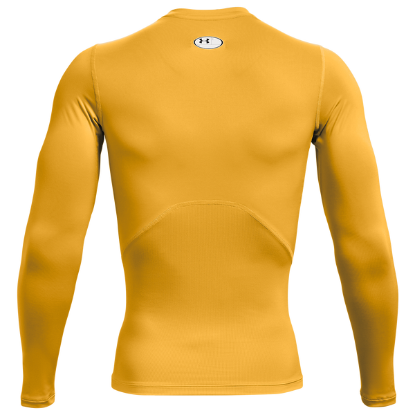 Under Armour HeatGear Armour Comp L/S T-Shirt - Men's - Steeltown Gold/Black - Image 3