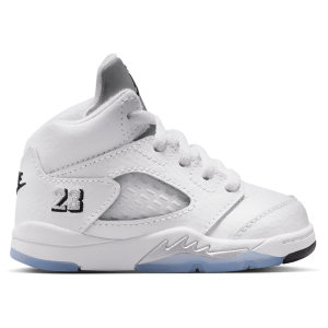 Jordan 5 Retro OG - Boys' Toddler - Black/Silver/White