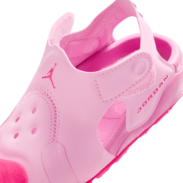Jordan OTDR Sandals - Girls' Toddler - Pink Rise/Black - Image 8