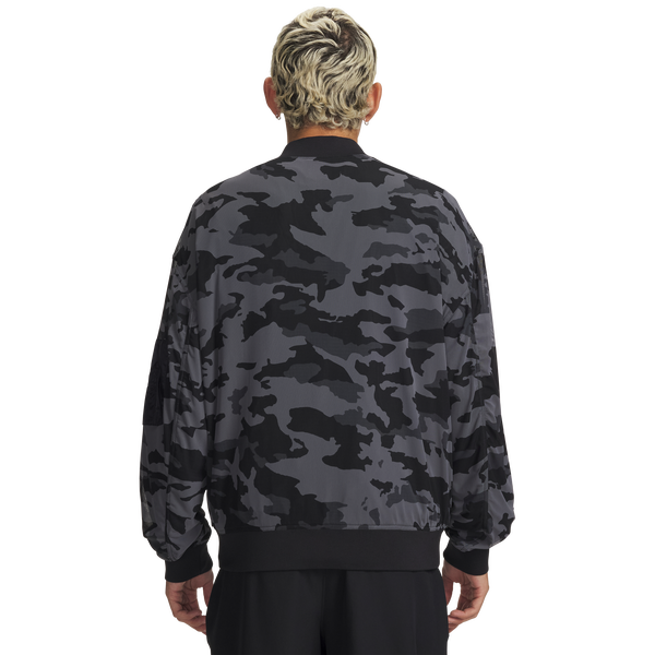Under Armour SU Mesh Bomber - Men's - Black - Image 2