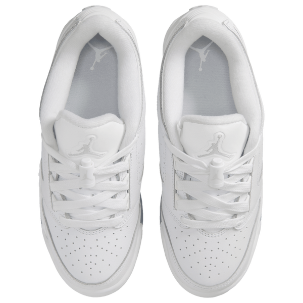 Jordan Sixty Plus Low - Boys' Grade School - White/Silver/Black - Image 4