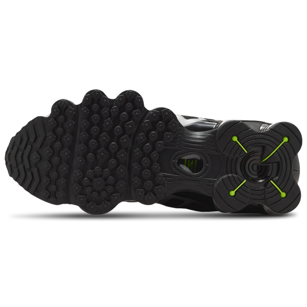 Nike Shox TL - Boys' Grade School - Black/Volt/Metallic Silver - Image 5