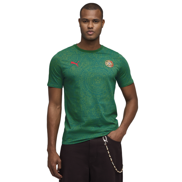 PUMA Fanpack Mexico Graphic Tee - Men's - Archive Green/Red