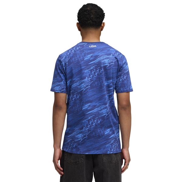 PUMA Usa Passion Aop Tee - Men's - Elektro Blue/Bluemazing - Image 2