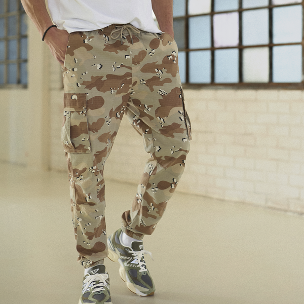 CSG Cargo Joggers - Men's - Sand/Camo - Image 5