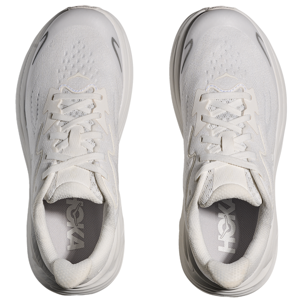 HOKA Clifton 10 - Boys' Grade School - White/White - Image 4