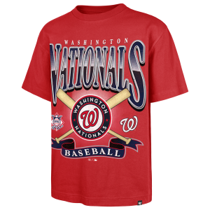 47 Brand MLB Town Foundation Short Sleeve T-Shirt - Men's - Red