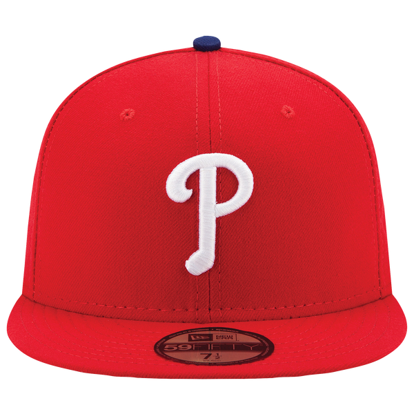New Era Phillies 59Fifty Authentic Cap - Adult - Red - Image 2