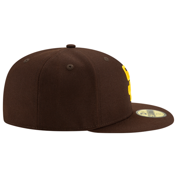 New Era Padres 59Fifty Authentic Cap - Adult - Gold/Brown - Image 5
