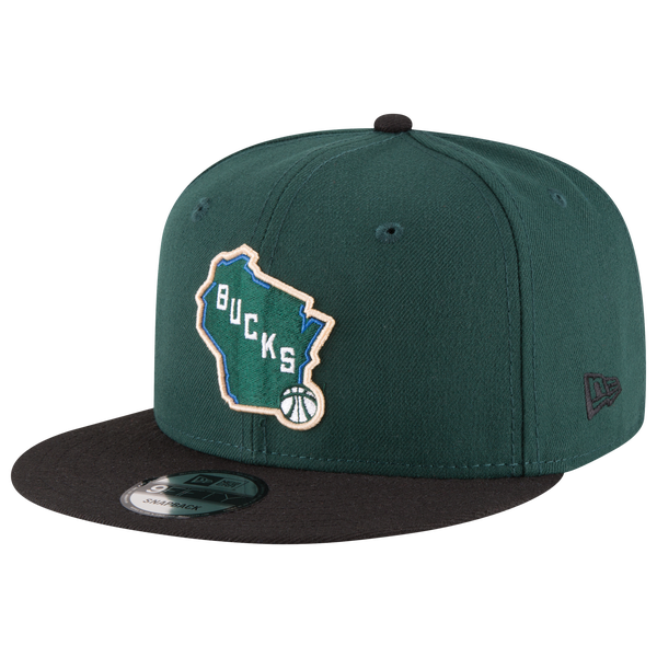 New Era Bucks 2T T/C - Men's - Black/Green - Image 2