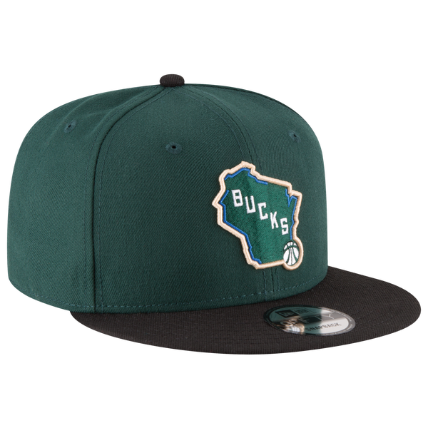 New Era Bucks 2T T/C - Men's - Black/Green - Image 3
