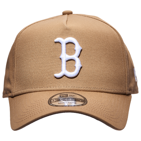 New Era Red Sox 9Forty A Frame Cap - Men's - Khaki/White - Image 2