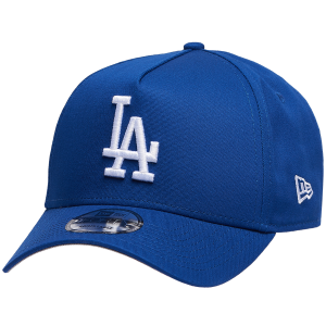 New Era Dodgers A Frame Adjustable Cap - Men's - White/Royal