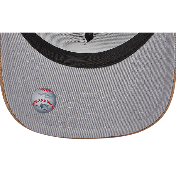 New Era Cardinals A Frame Adjustable Cap - Men's - White/Khaki - Image 5