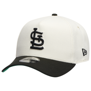 New Era Cardinals 9FORTY A-Frame Cap - Adult - White/Black