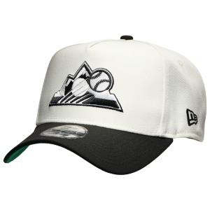 New Era Rockies 9FORTY Adjustable Cap - Men's - White/Black