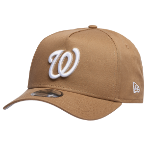 New Era Nationals A Frame Adjustable Cap - Men's - Khaki/White