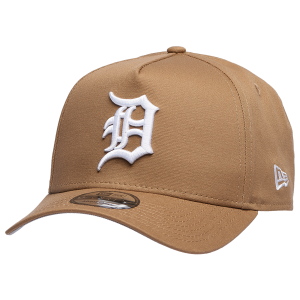New Era Tigers A Frame Adjustable Cap - Men's - Khaki/White